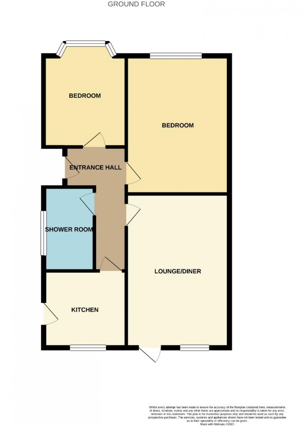 Floorplan for Wantage Close, Moulton, Northampton