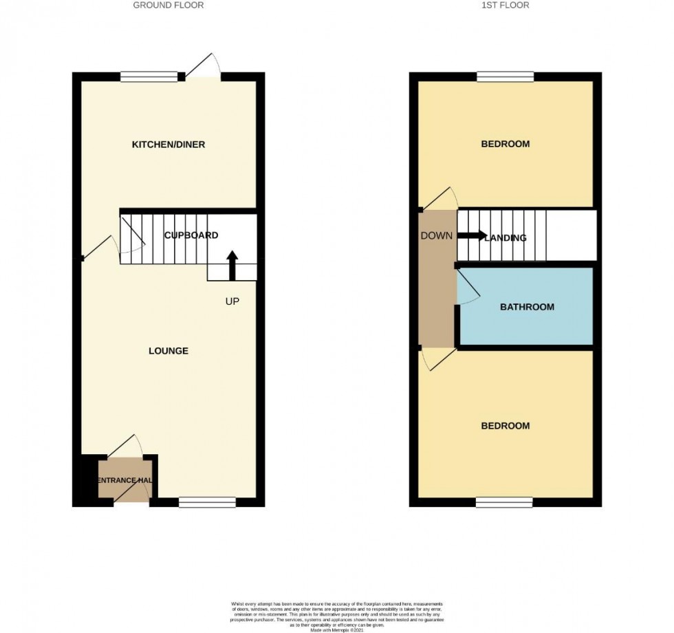 Floorplan for Damherst Piece, Brixworth, Northampton