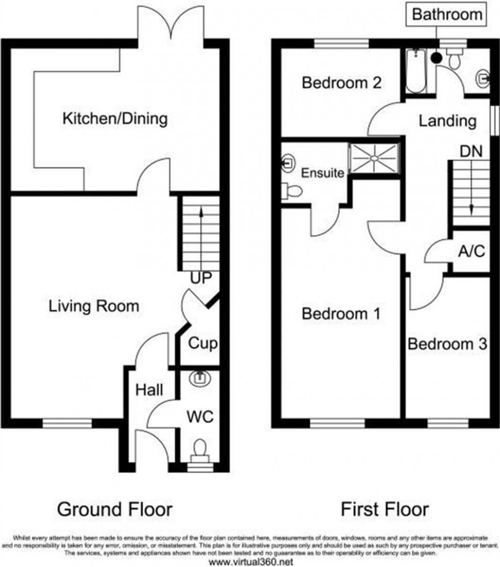 Floorplan for Upton Hall Lane, Upton, Northampton