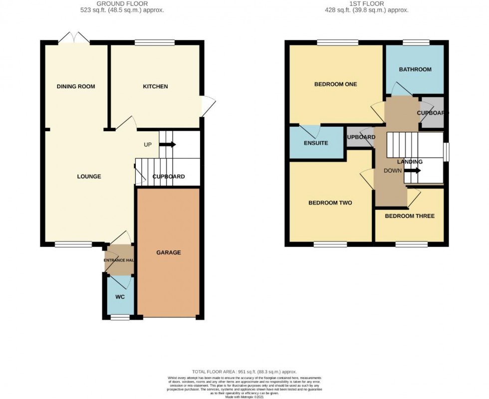 Floorplan for Ripon Close, Northampton