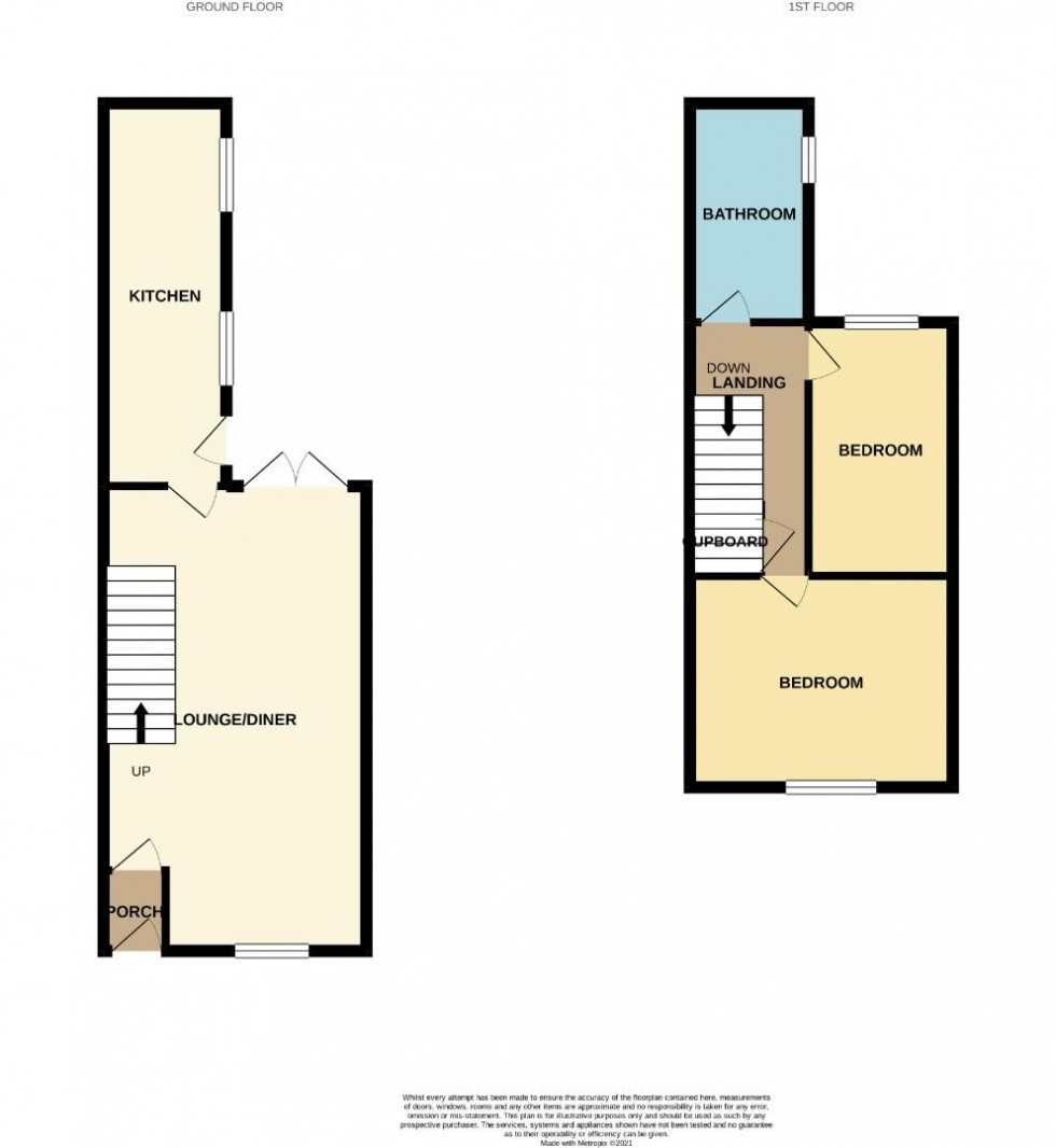 Floorplan for Brook Street, Northampton