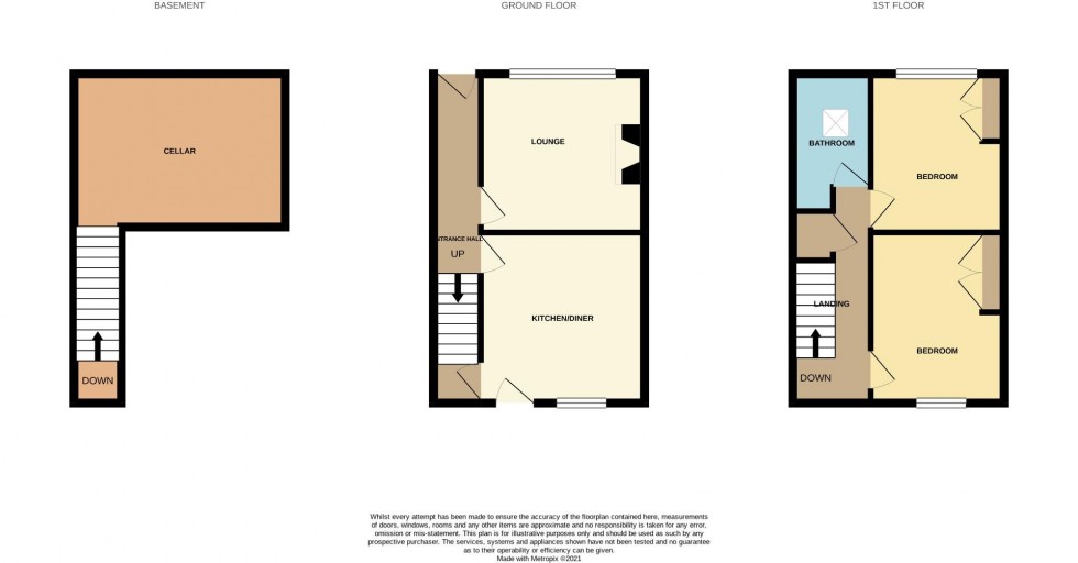 Floorplan for Collins Street, Abington, Northampton