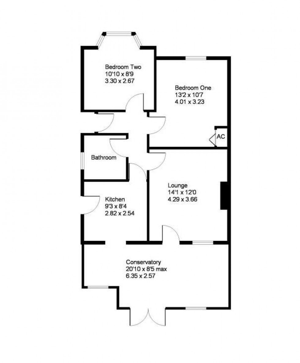 Floorplan for Tarrant Close, Moulton, Northampton