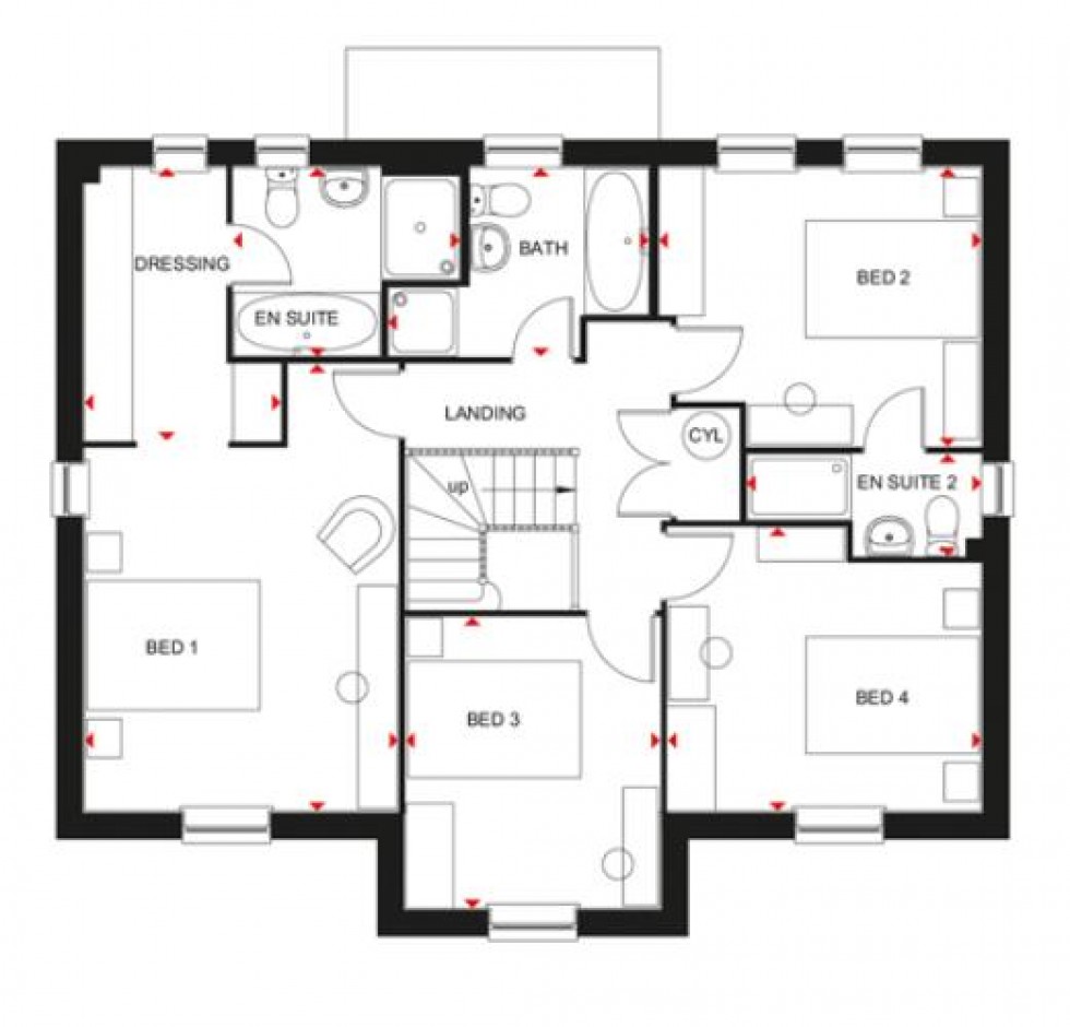 Floorplan for Boughton Road, Moulton, Northampton