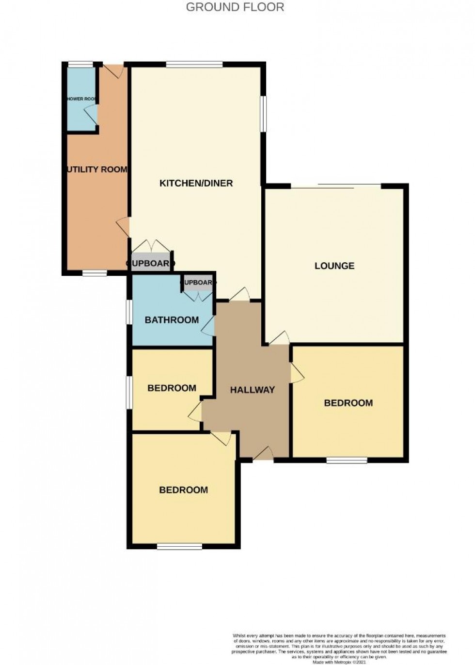 Floorplan for The Green, Great Houghton