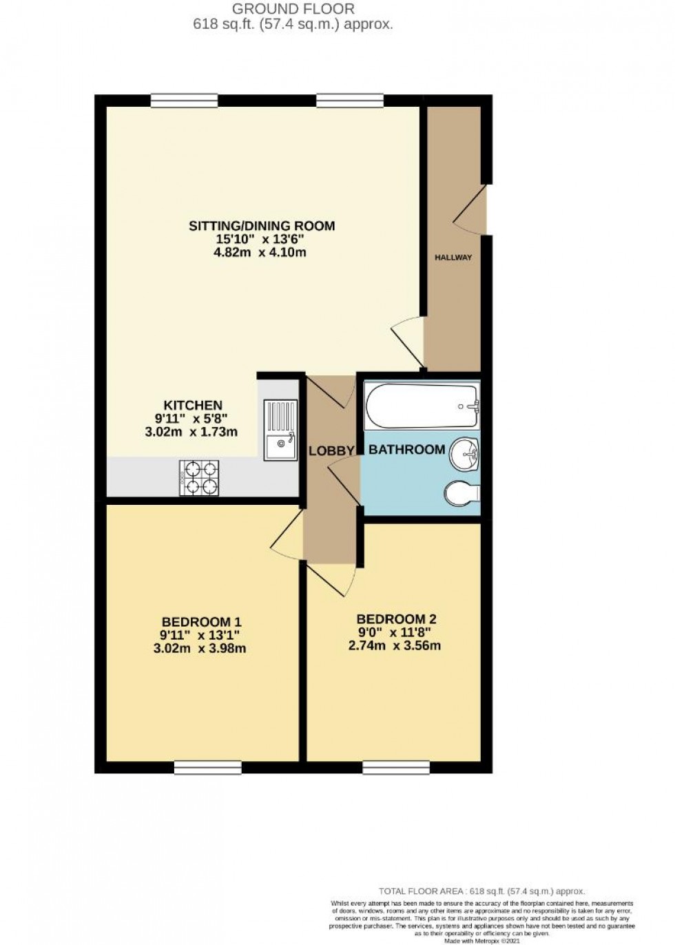 Floorplan for Henry Bird Way, Southbridge, Northampton