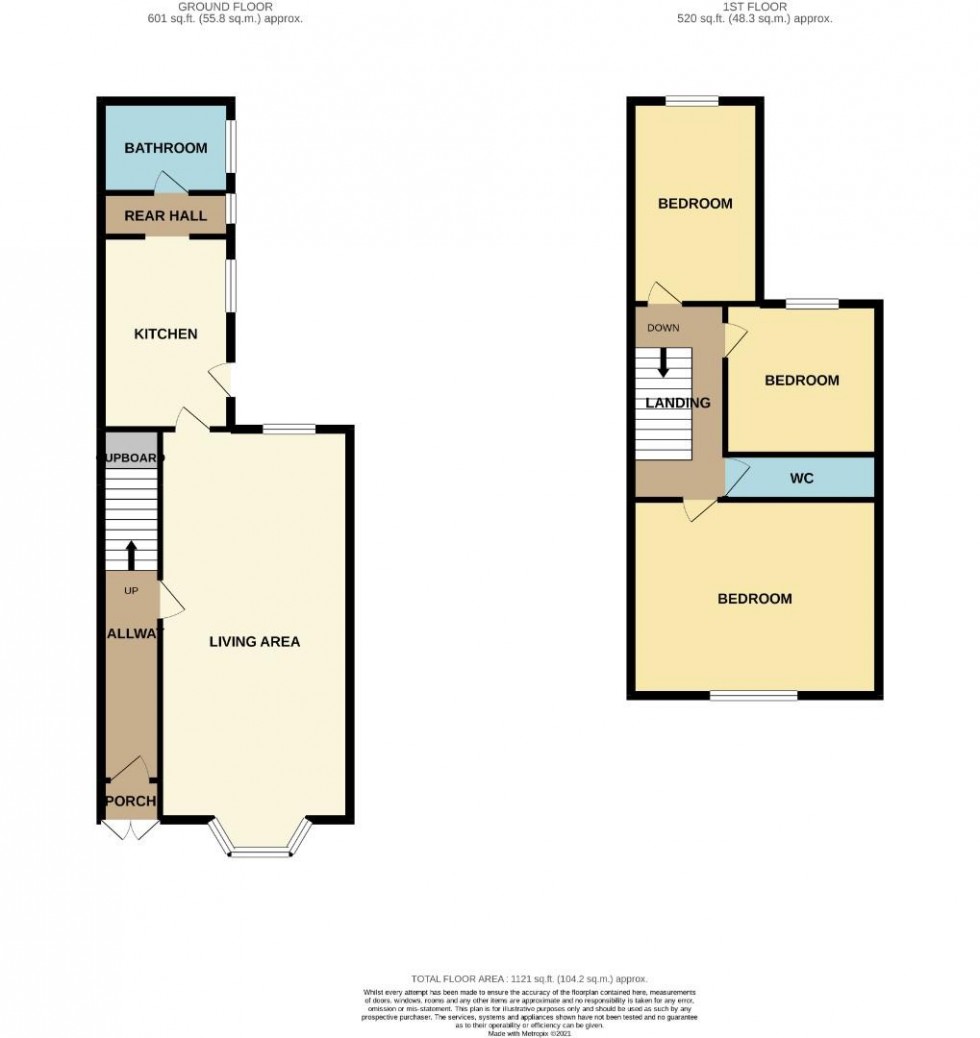 Floorplan for Northampton Road, Earls Barton, NORTHAMPTON