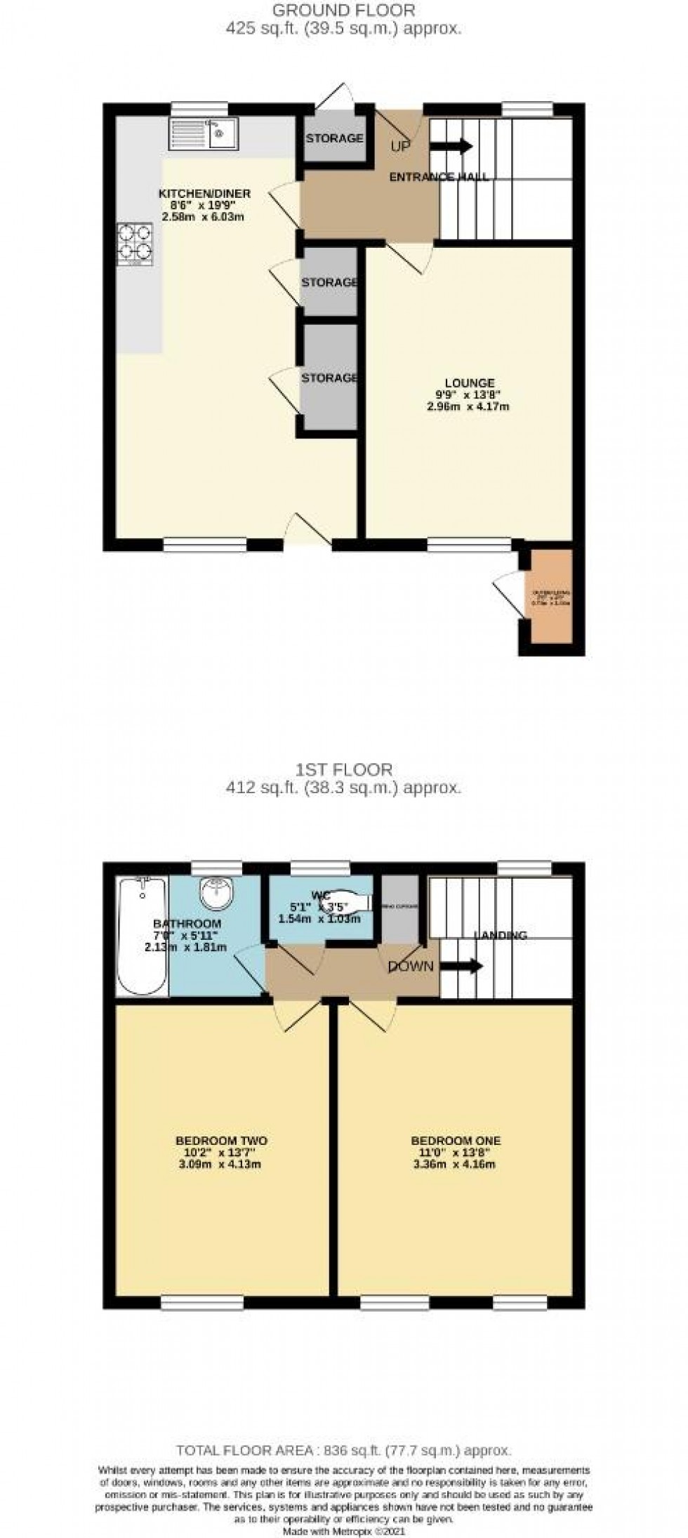 Floorplan for Newstone Crescent, Northampton