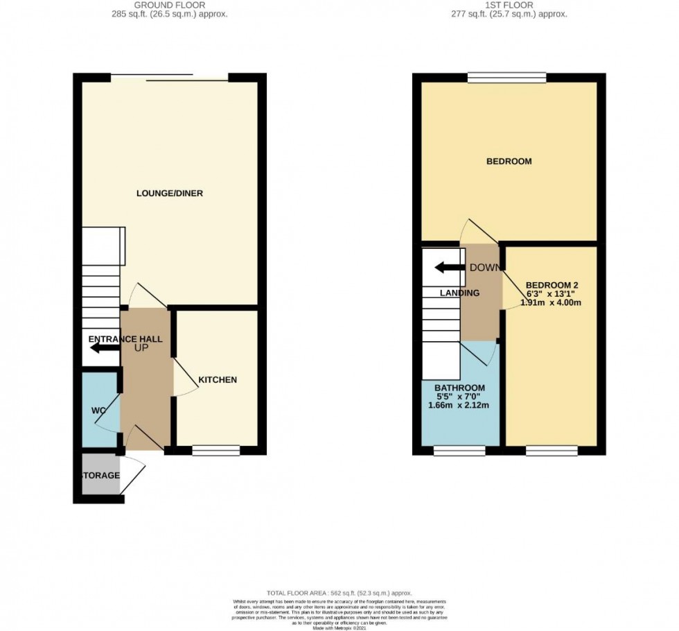 Floorplan for Woodpecker Way, Northampton