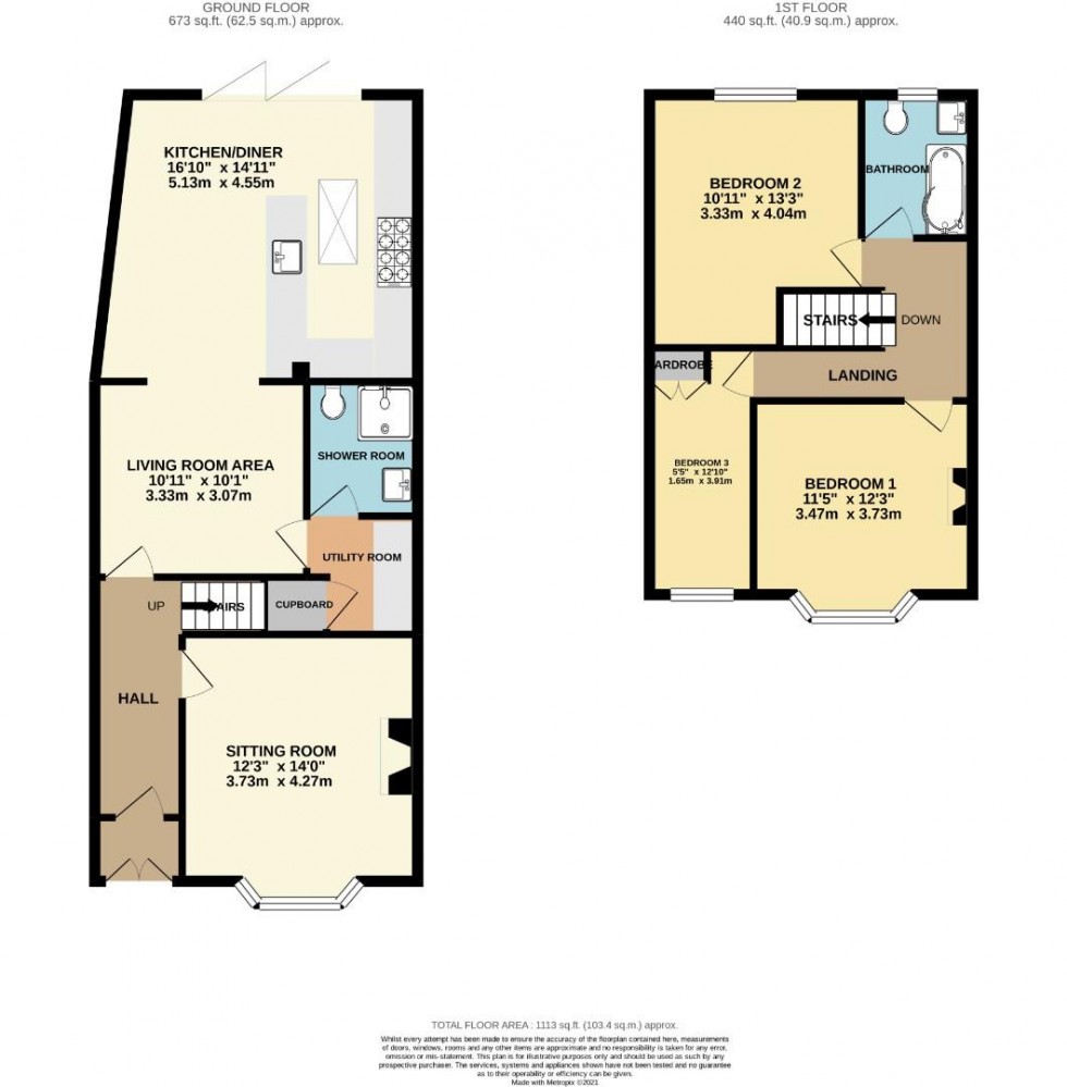 Floorplan for Kingsley Road, Kingsley, Northampton