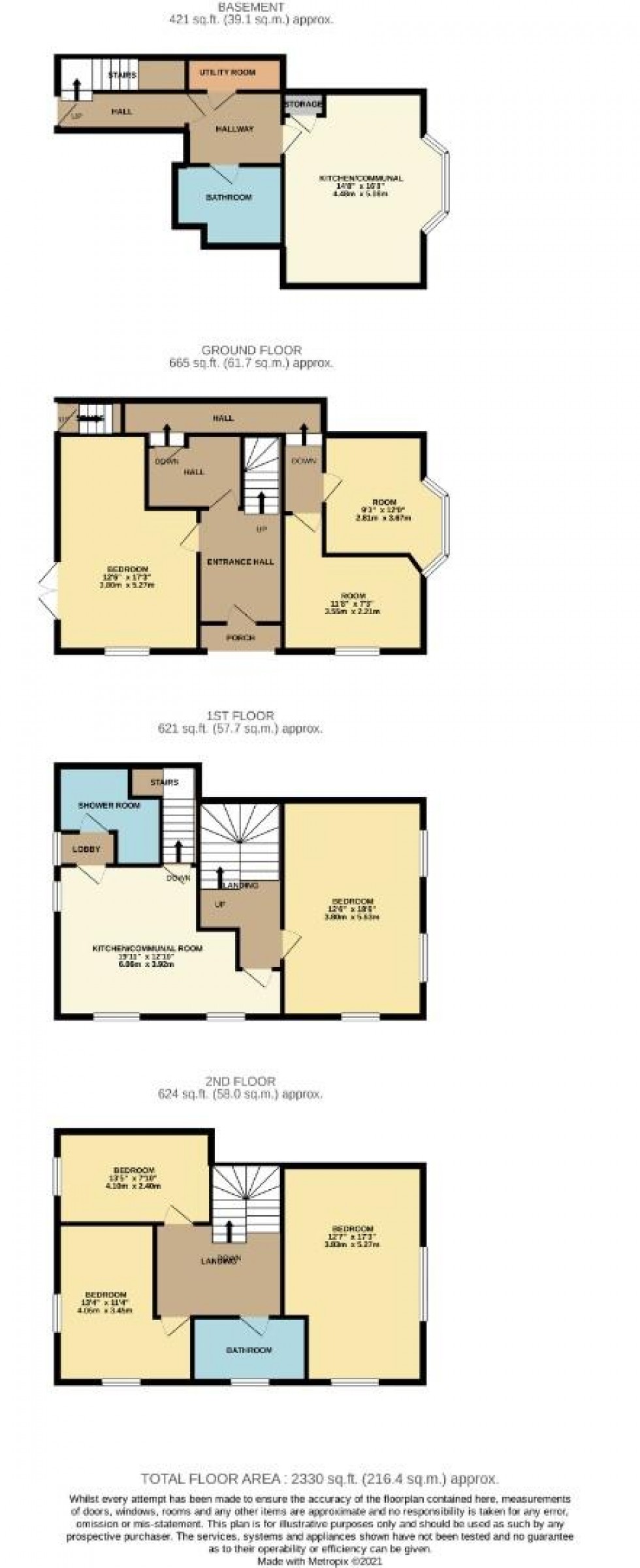 Floorplan for Marriott Street, Semilong, Northampton