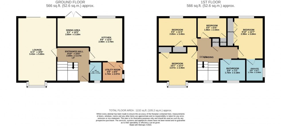 Floorplan for Gresham Drive, West Hunsbury