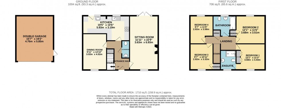 Floorplan for Brittons Drive, Northampton