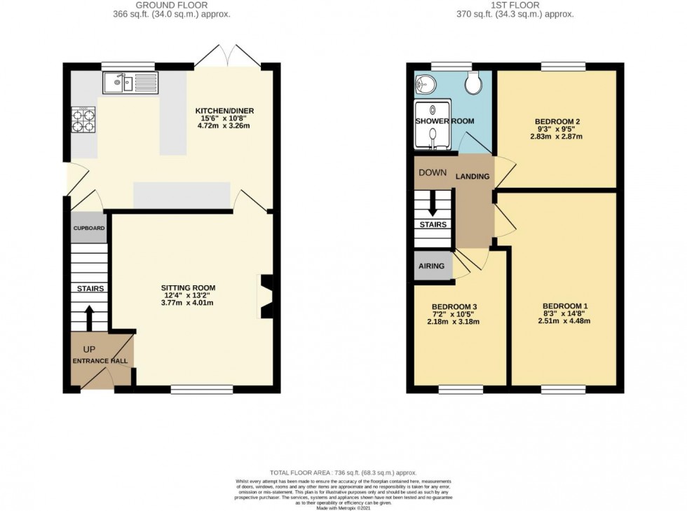 Floorplan for Barley Hill Road, Southfields, Northampton