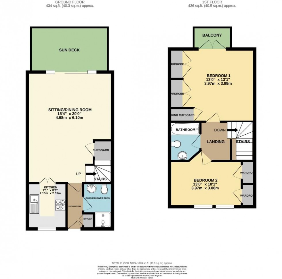 Floorplan for Lakeside, Overstone Park, NORTHAMPTON