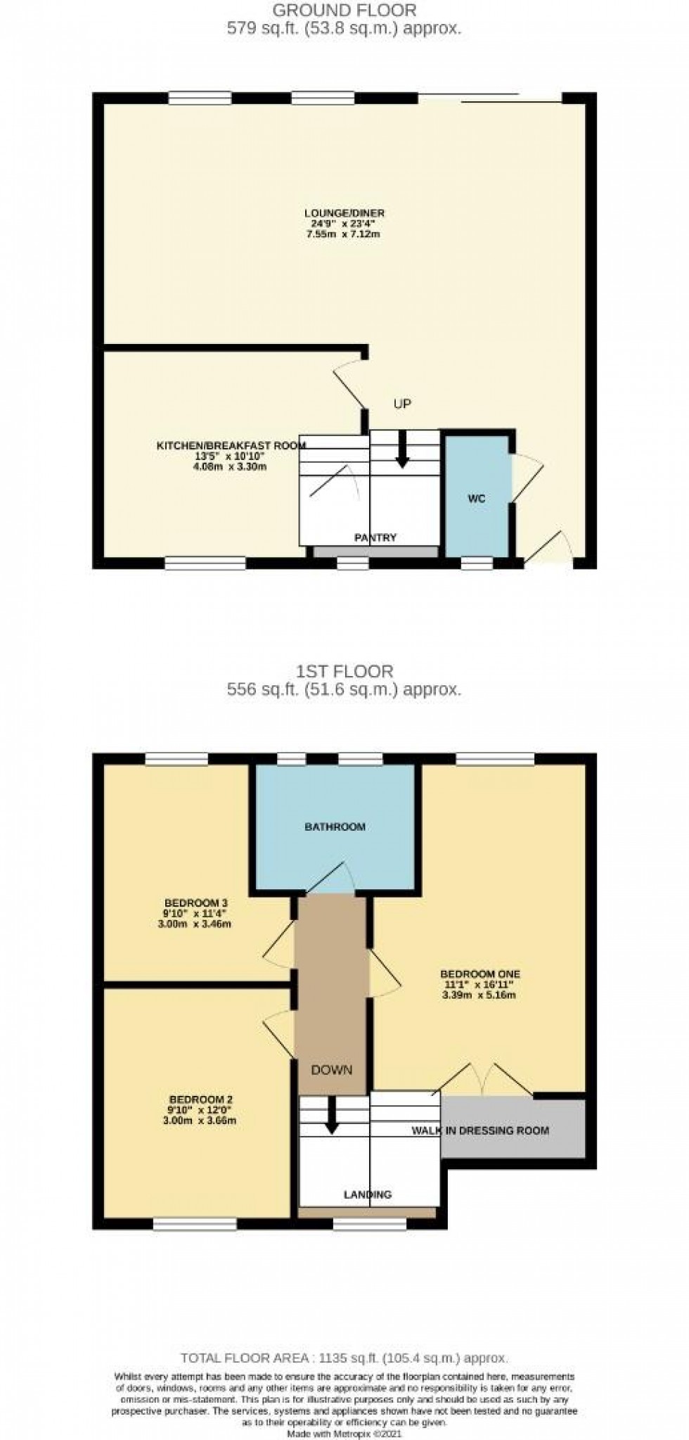 Floorplan for Hoe Way, Roade