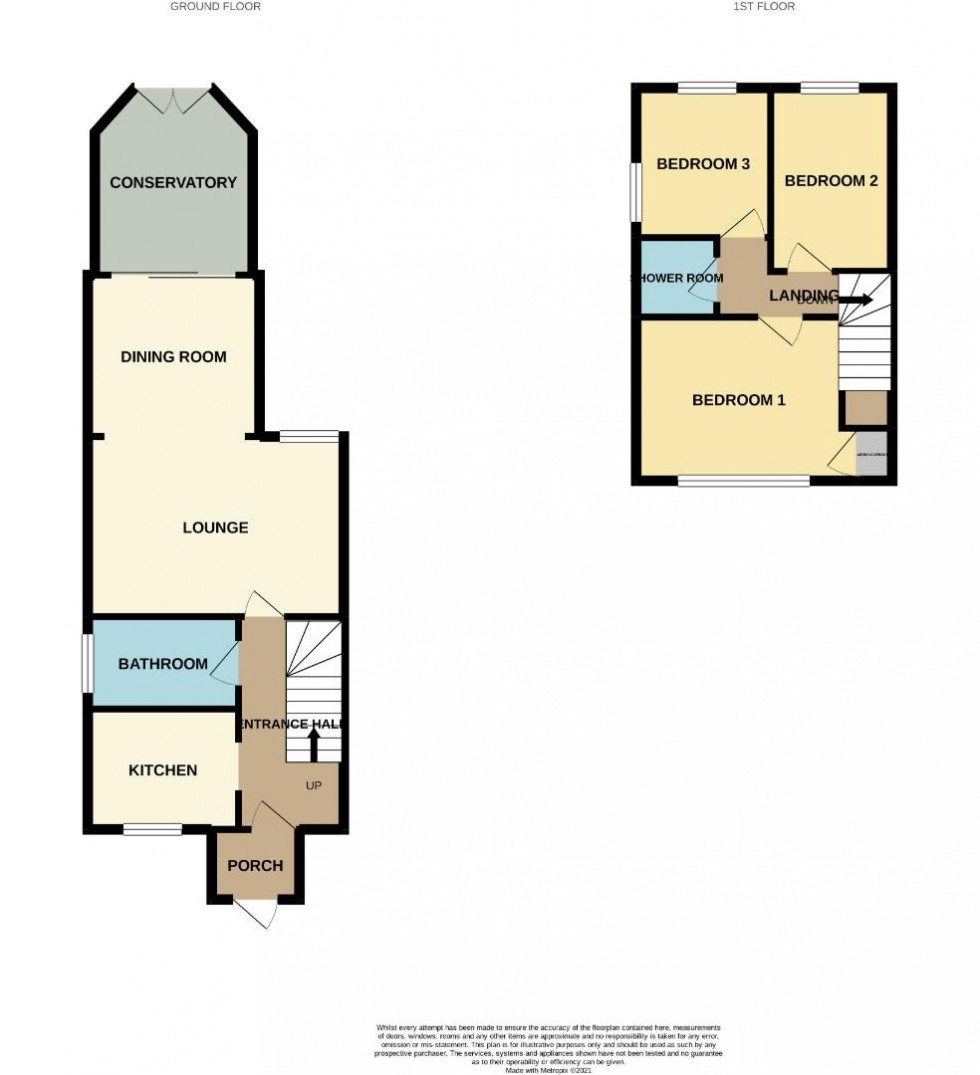 Floorplan for Compton Way, Earls Barton, Northampton