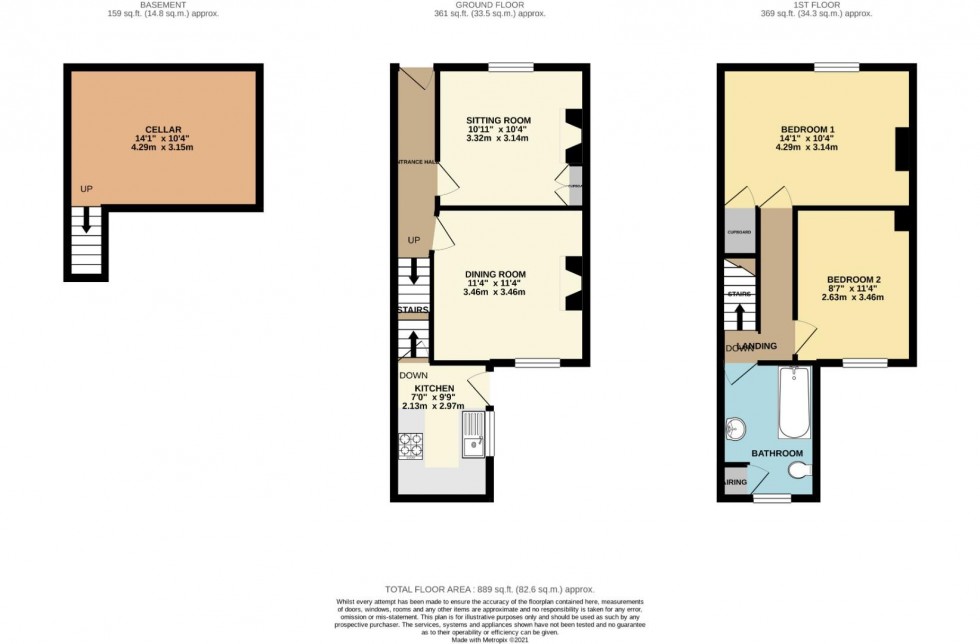 Floorplan for Argyle Street, St James, Northampton