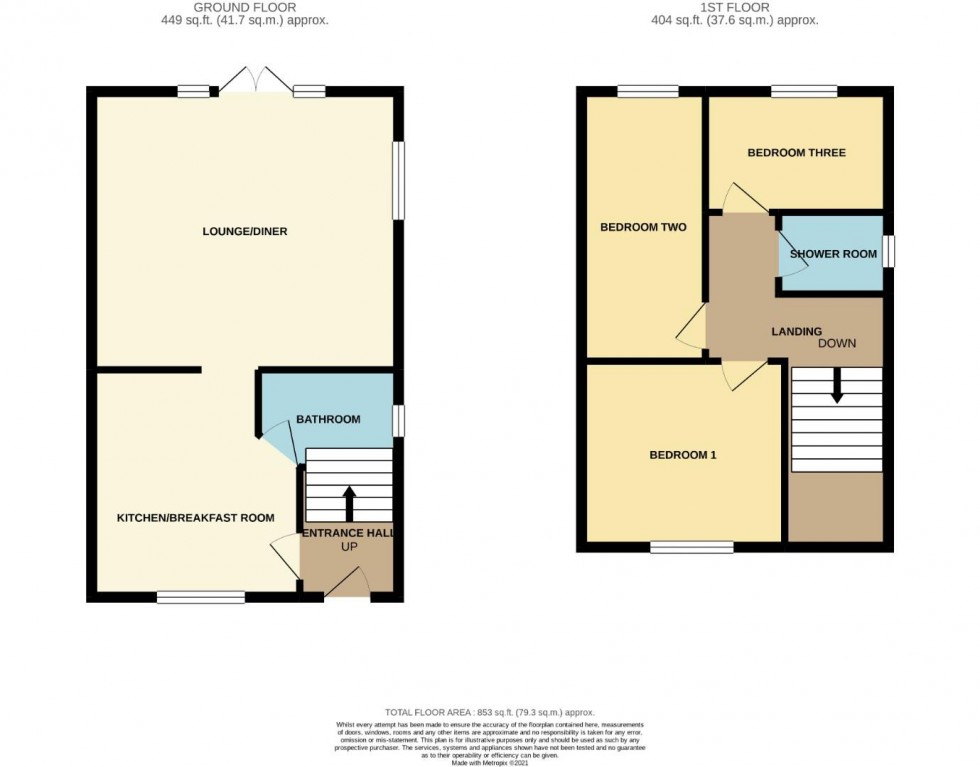 Floorplan for St Peters Gardens, Weston Favell, NORTHAMPTON