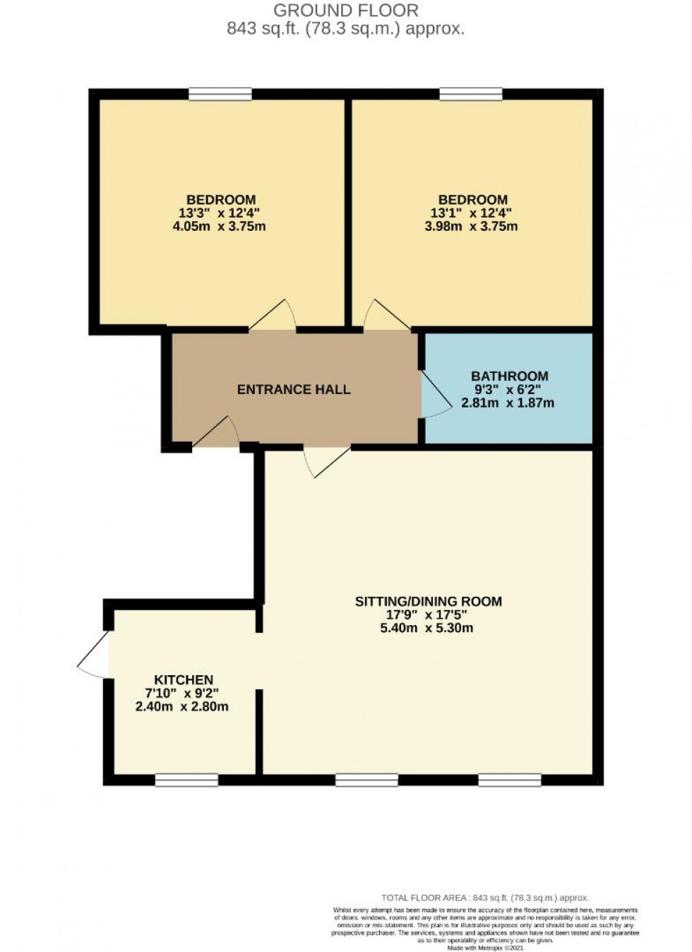 Floorplan for Castilian Court, Castilian Street, Northampton