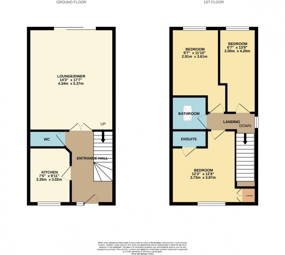 Floorplan for Cecil Road, NORTHAMPTON