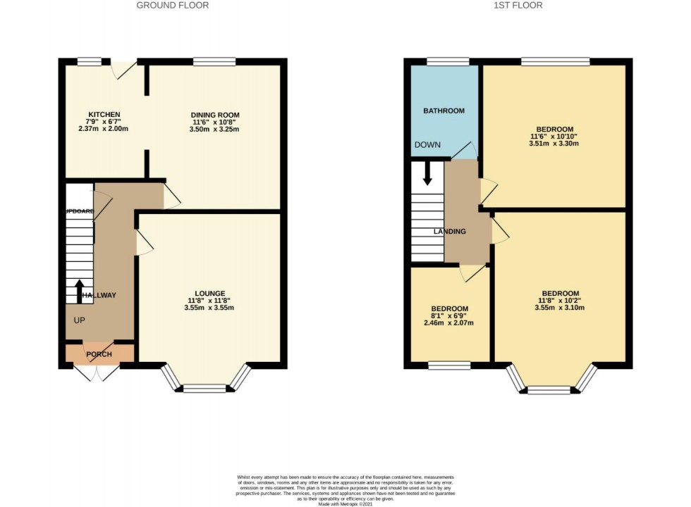 Floorplan for Ransome Road, Far Cotton, Northampton