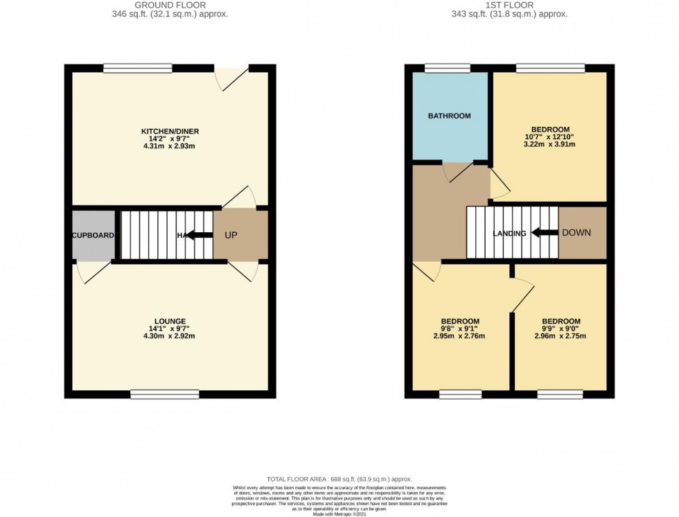 Floorplan for Park Street, Earls Barton, Northampton