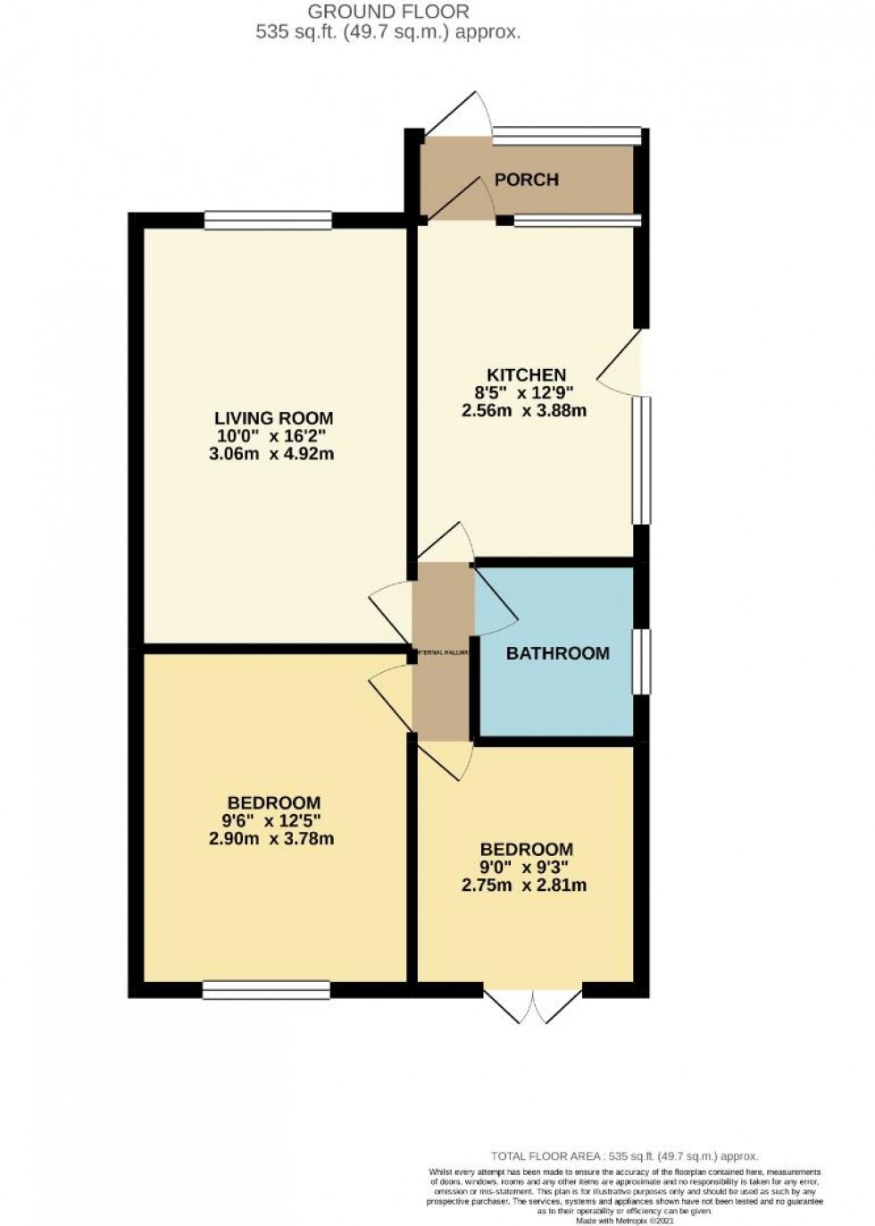 Floorplan for Tithe Way, Roade, NORTHAMPTON