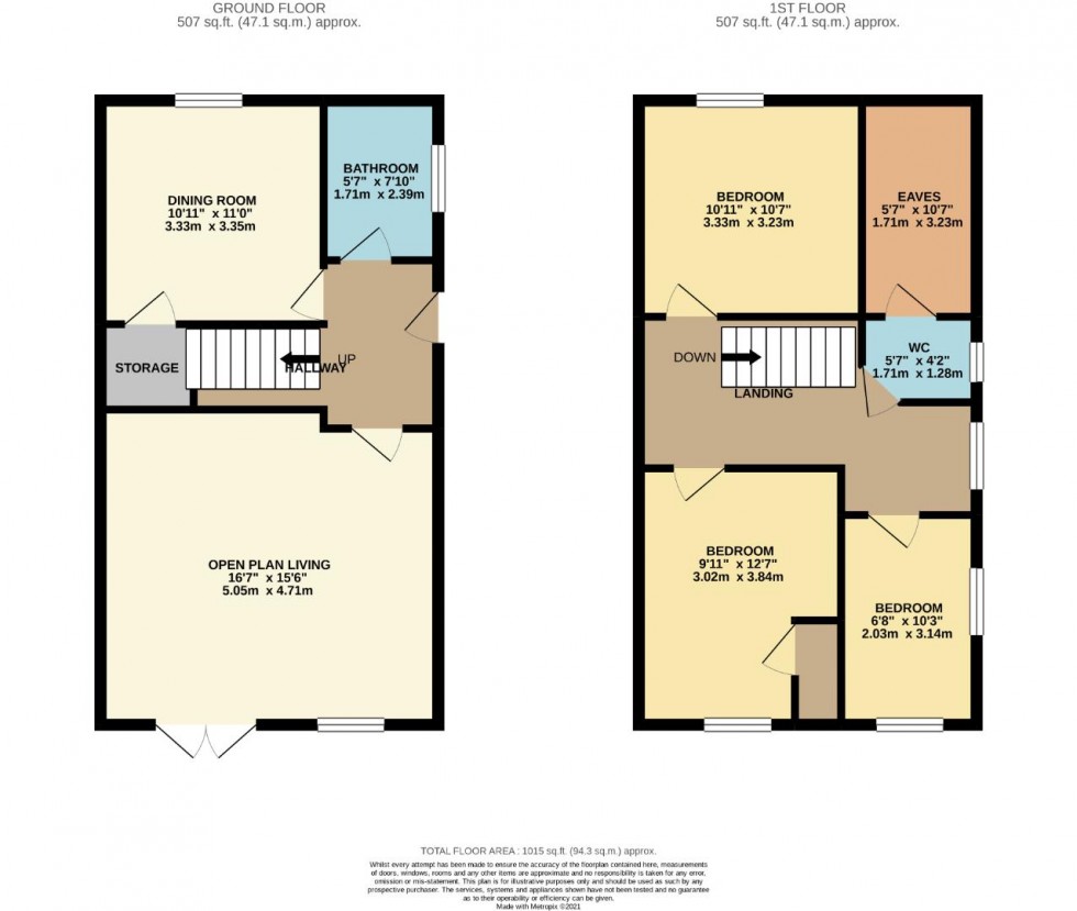 Floorplan for Lavant Walk, Northampton