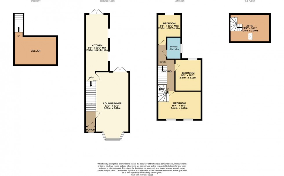 Floorplan for Hillview, Boughton Green Road