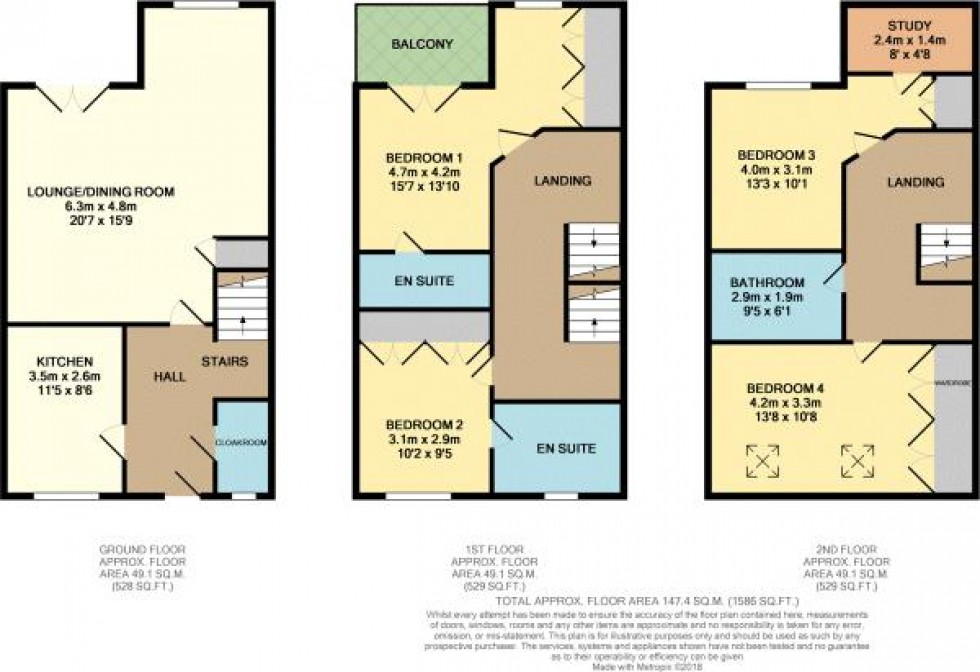 Floorplan for Manderville Close, Northampton