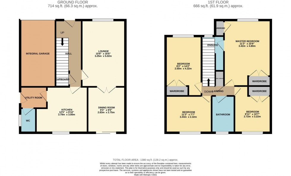 Floorplan for St. Crispin Road, Earls Barton, Northampton