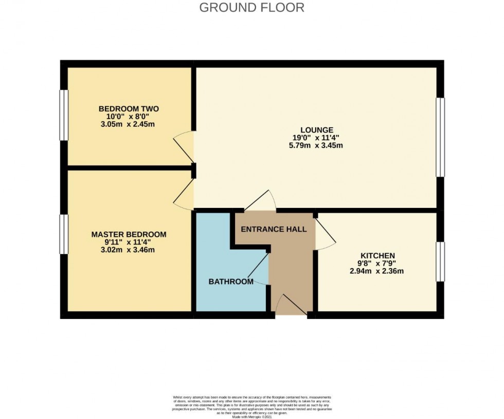 Floorplan for Countess Court, Countess Road, Northampton