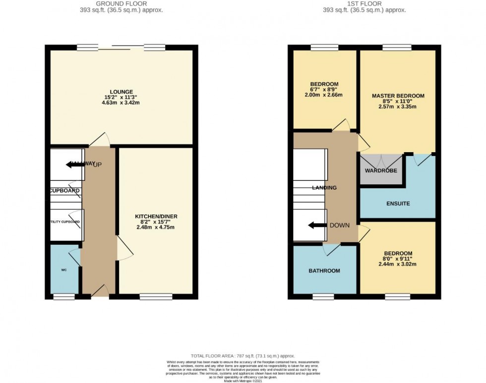 Floorplan for Thorpe Road, Earls Barton, NORTHAMPTON