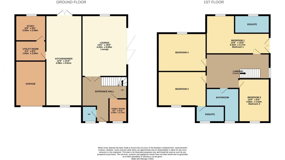 Floorplan for Salcey Rise, Piddington, Northampton