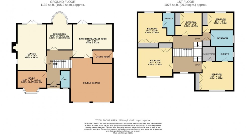 Floorplan for Portwey Close, Brixworth, NORTHAMPTON