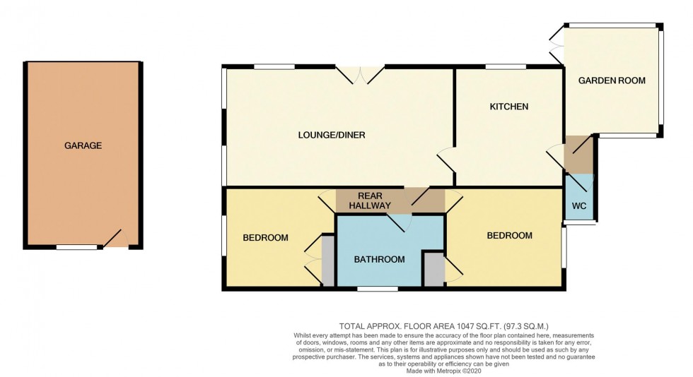 Floorplan for Churchill Road, Earls Barton, NORTHAMPTON