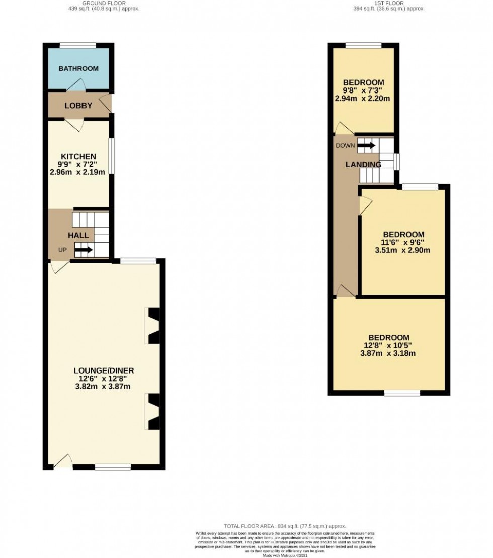 Floorplan for Greenwood Road, St James