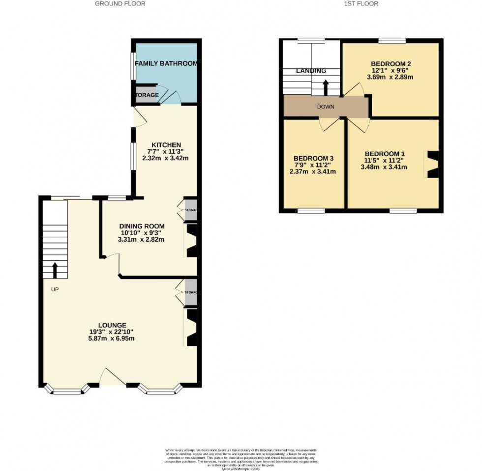 Floorplan for Church Street, Broughton, Kettering