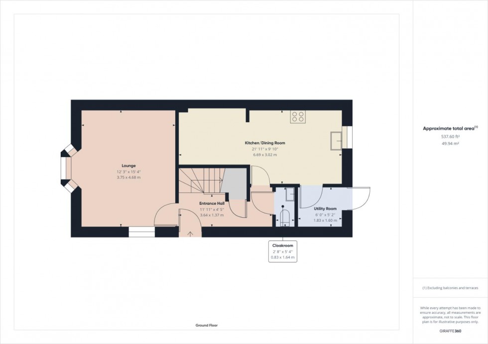 Floorplan for Rose Tree Close, Moulton, Northampton