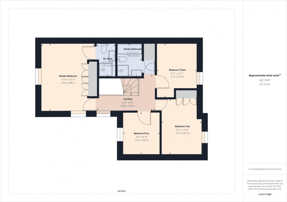 Floorplan for Rose Tree Close, Moulton, Northampton