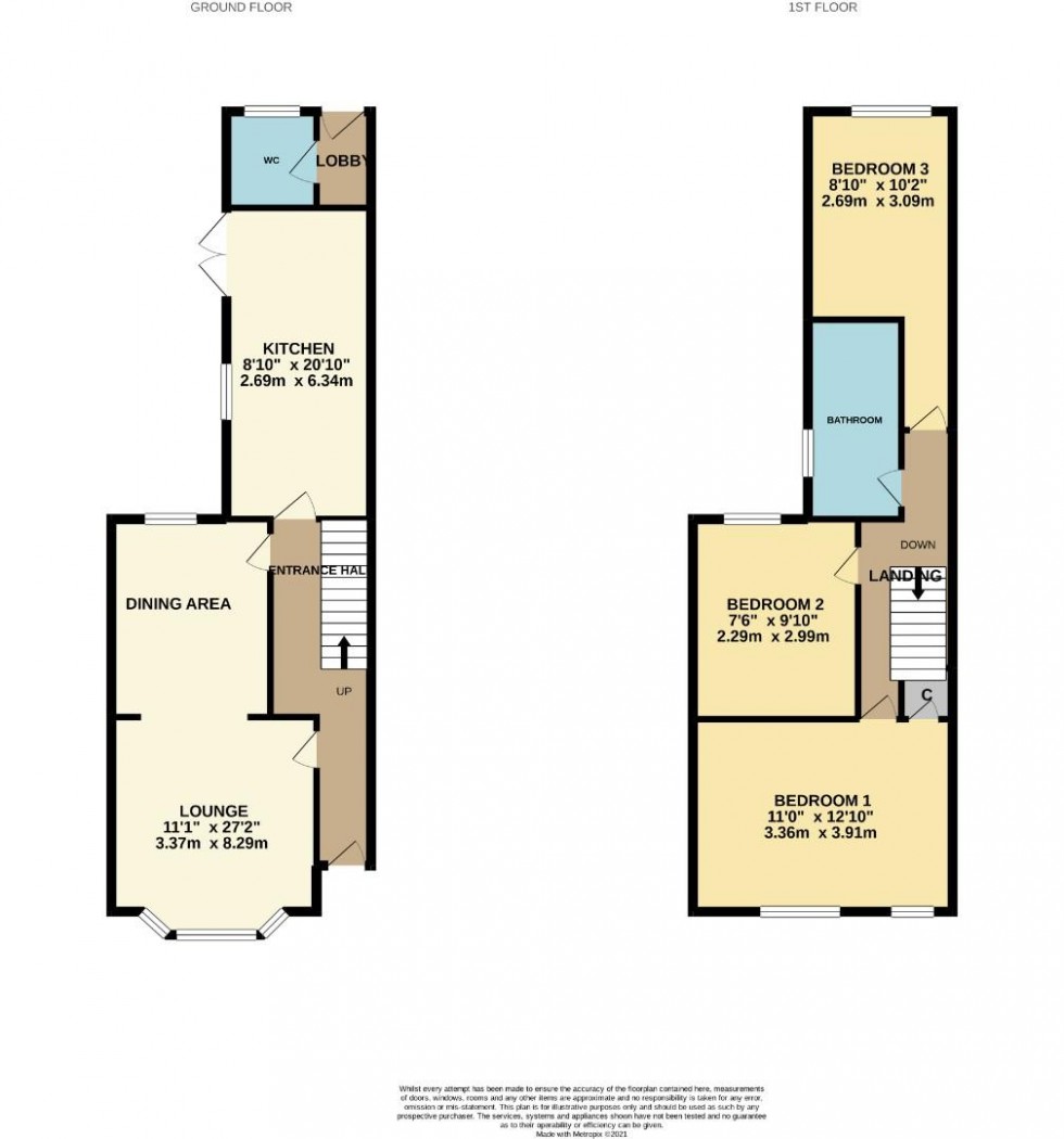 Floorplan for Stimpson Avenue, Northampton