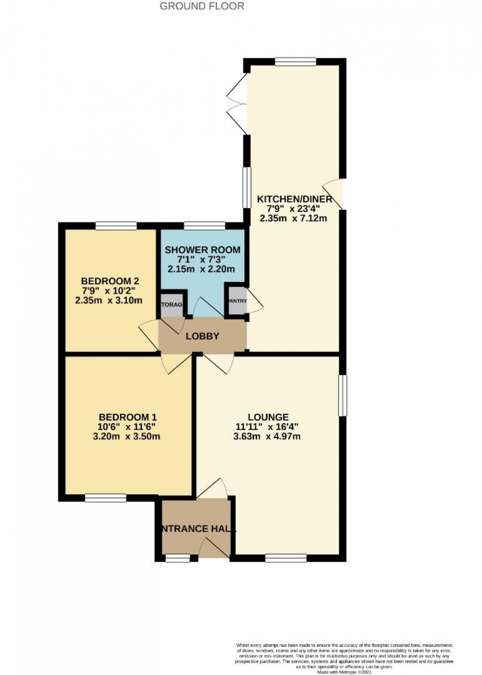 Floorplan for Highlands Avenue, Northampton