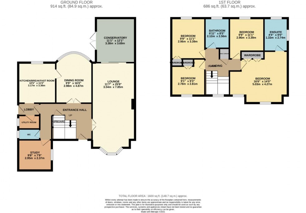 Floorplan for Far Brook, Brixworth