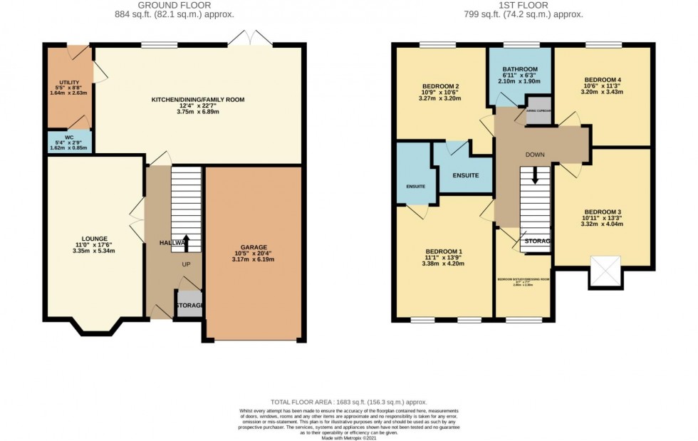 Floorplan for Hornbeam Row, Brixworth, Northampton