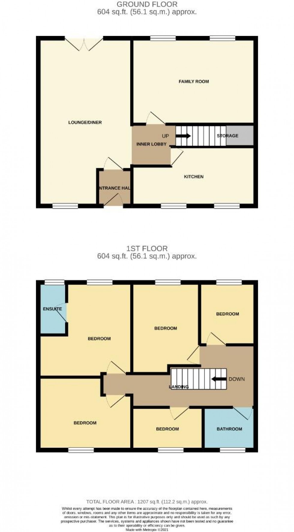 Floorplan for Amberley Road, Hartwell, Northampton