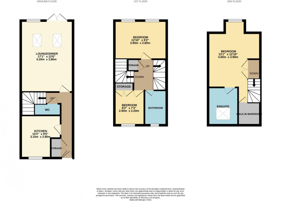 Floorplan for Lea Road, Abington, Northampton