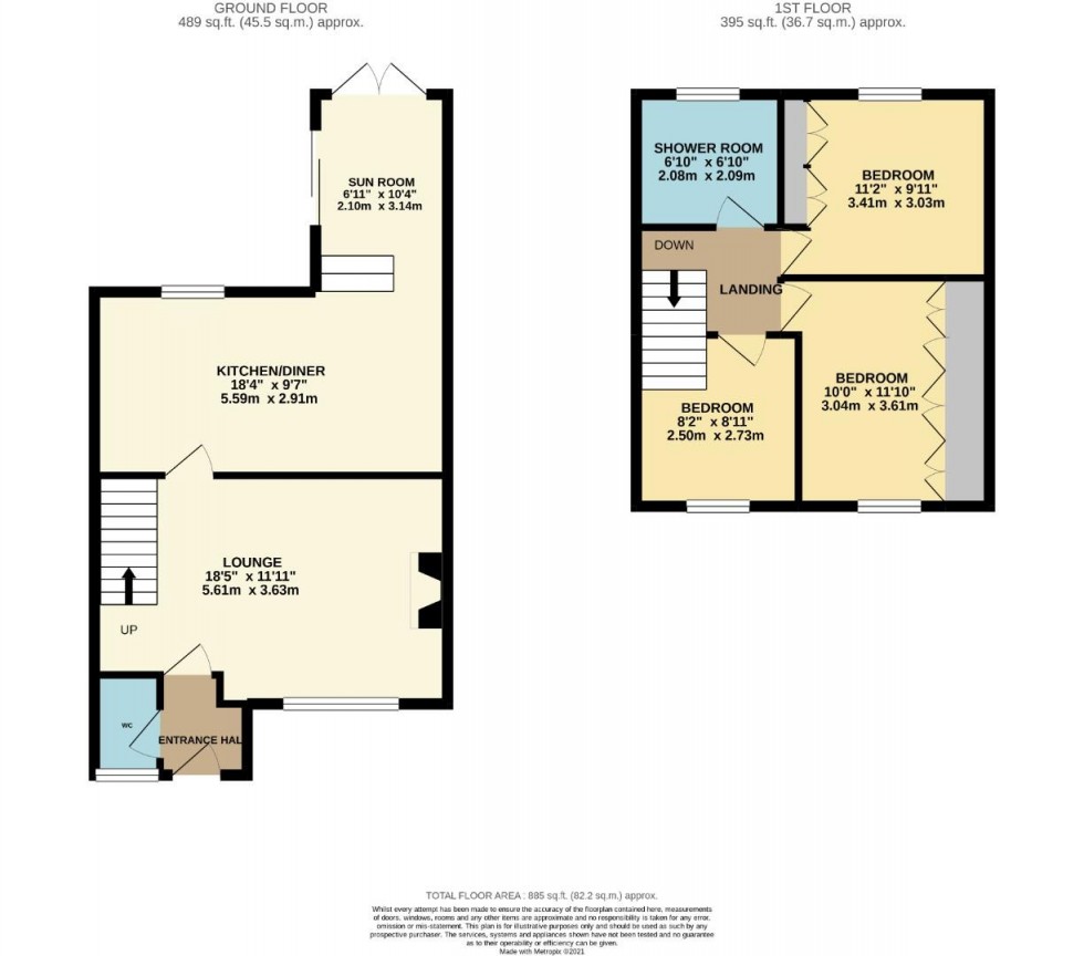 Floorplan for Highlands Avenue, Spinney Hill