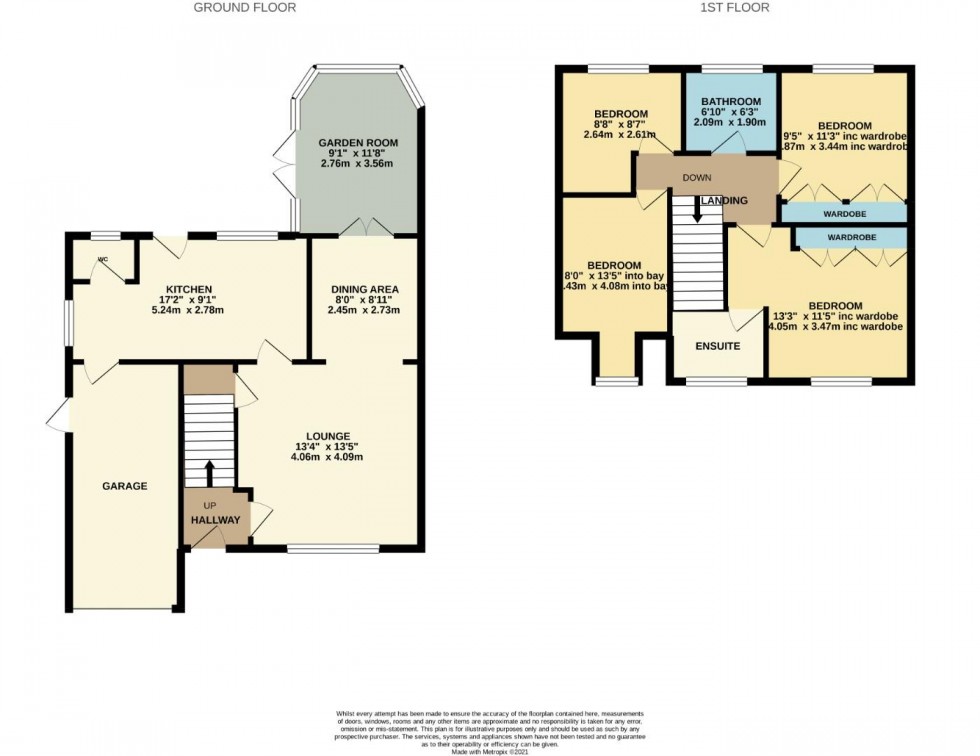 Floorplan for Buchanan Close, Northampton