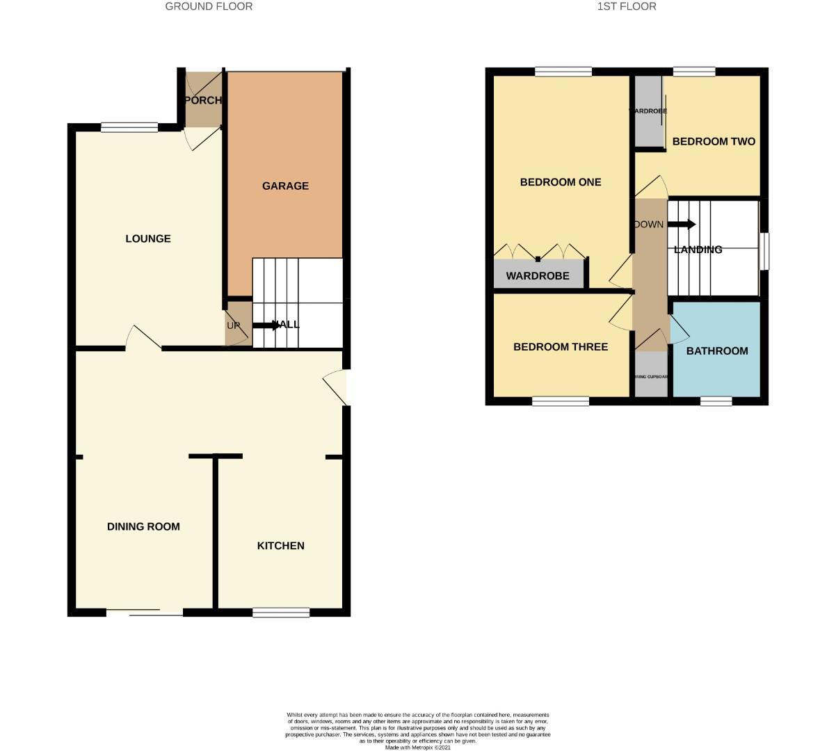 Floorplans For Oathill Close, Brixworth